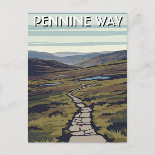 Cartão Postal Caminho Pennine Viagem Inglaterra