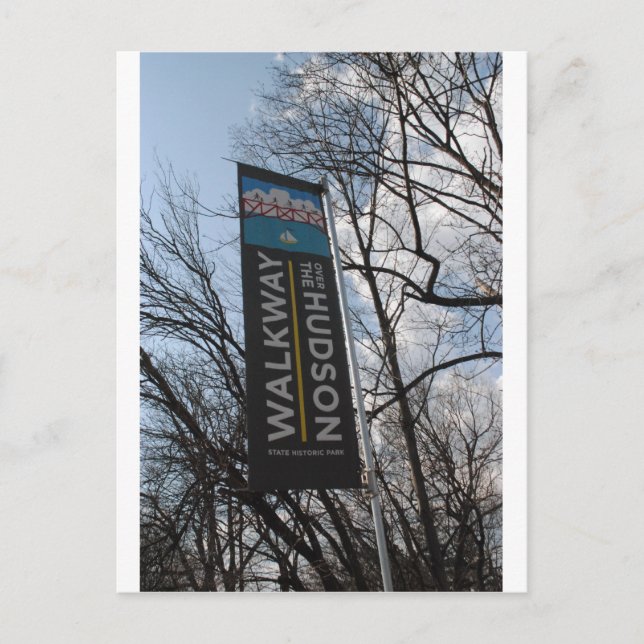 Cartão Postal Caminho Sobre O Hudson (Frente)