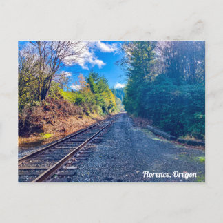 Cartão Postal Caminhos de ferro em Florença, Oregon