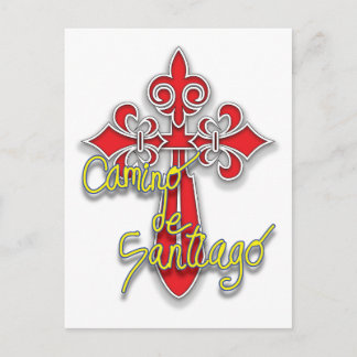 Cartão Postal Camino de Santiago Cross