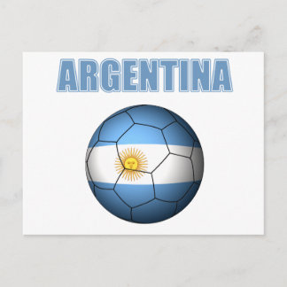 Cartão Postal Camisa da Copa do Mundo Argentina