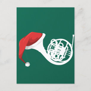 Cartão Postal Camisa de Corno de Natal em Francês - Papai noel C