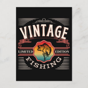 CARTÃO POSTAL CAMISA DE PESCA VINTAGE EDIÇÃO LIMITADA 