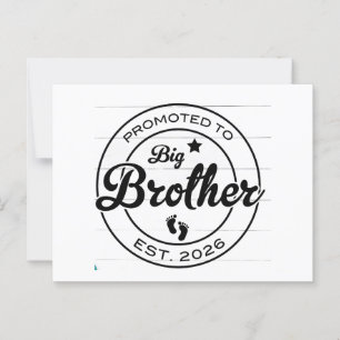 Cartão Postal camisa do irmão mais velho, promovida à camisa do 