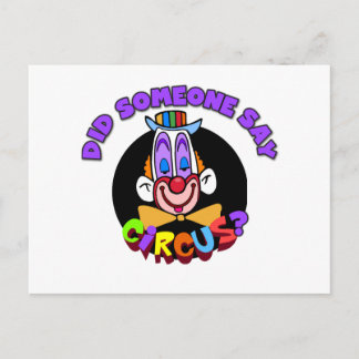 Cartão Postal Camisas de circo e presentes
