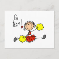 Camisas e presentes do Cheerleader Red Stick