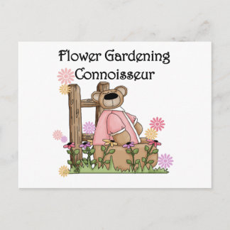 Cartão Postal Camisas e presentes do Connoisseur do Jardim Flor