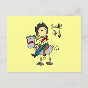 Cartão Postal Camisas e Presentes Saddle Up Cowboy
