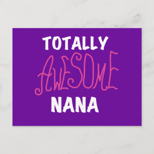 Cartão Postal Camisas e presentes totalmente incríveis Nana Pink