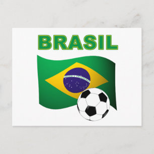 Cartão Postal Camiseta Brasil World Cup