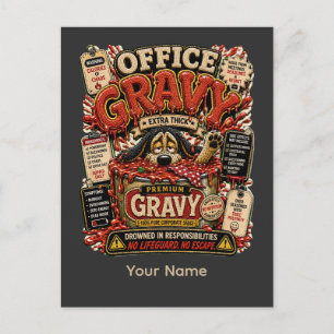 Cartão Postal Camiseta engraçada personalizada do cemitério do e