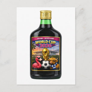 Cartão Postal Camiseta Escócia Copa do Mundo Miami 2026