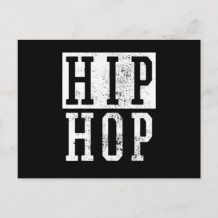 Cartão Postal Camiseta Hip Hop Rap dos Anos 90
