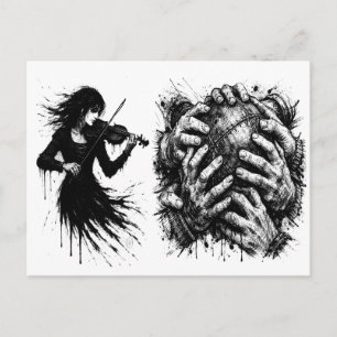 Cartão Postal Camiseta Orkney Ba (Edição Haunted‑Ink)