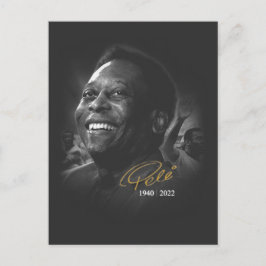 Cartão Postal Camiseta Pelé - 1940-2022 