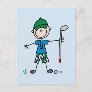 Cartão Postal Camisetas de Golfe e Presentes