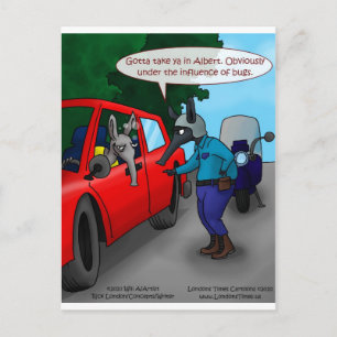 Cartão Postal Camisetas e Canecas Divertidas para Presente de Po