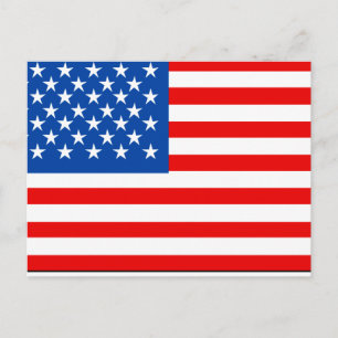 Cartão Postal Camisetas e Presentes da Bandeira dos Estados Unid
