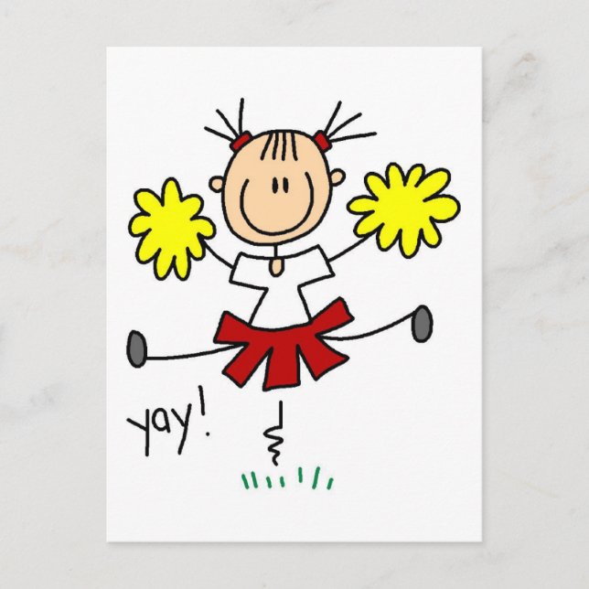 Cartão Postal Camisetas e presentes da Equipe Yay (Frente)