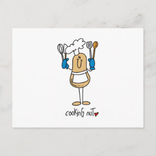 Cartão Postal Camisetas e Presentes da Noz de Cozinha