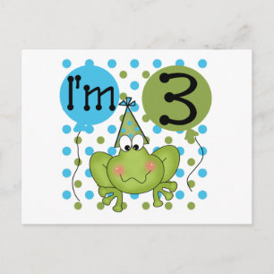 Cartão Postal Camisetas e presentes de aniversário de 3 anos Sap