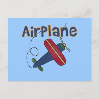 Cartão Postal Camisetas e presentes de avião