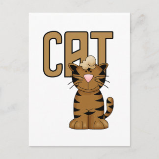 Cartão Postal Camisetas e presentes de gato