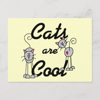 Cartão Postal Camisetas e Presentes de Gatos São Legais