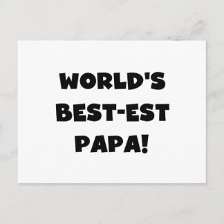 Cartão Postal Camisetas e presentes de Papa mais aptos do mundo 