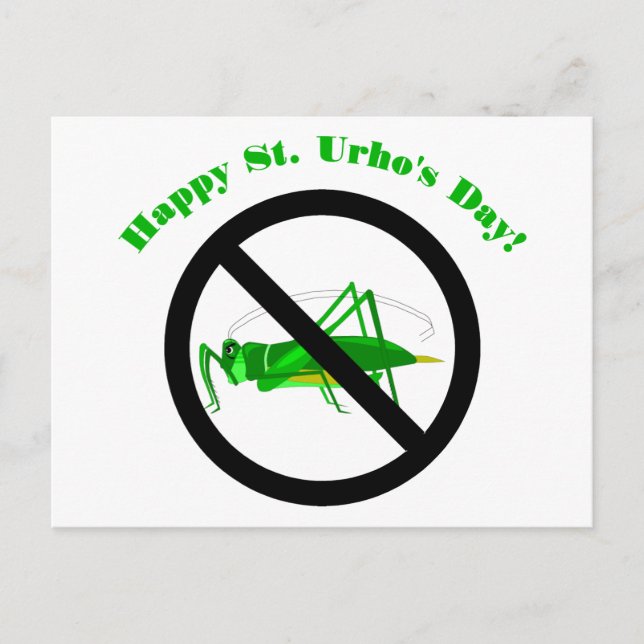 Cartão Postal Camisetas e presentes de Urho para Crianças e Adul (Frente)