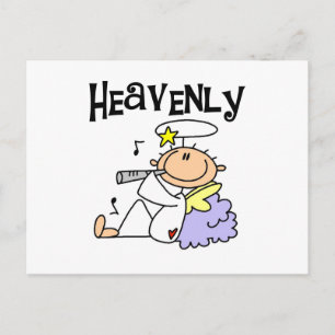 Cartão Postal Camisetas e Presentes do Anjo Celestial
