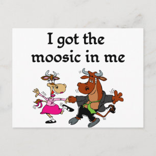 Cartão Postal Camisetas e presentes para músicos ou bailarinos