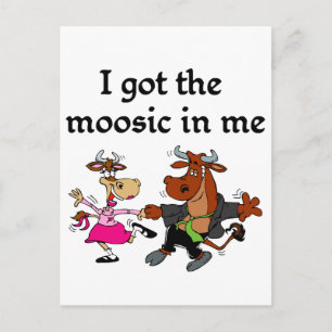 Cartão Postal Camisetas e presentes para músicos ou bailarinos