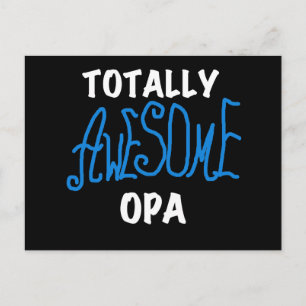 Cartão Postal Camisetas e Presentes Totais Azuis Incríveis para 