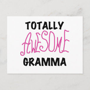 Cartão Postal Camisetas Rosa Gramma Totalmente Incríveis Oferece