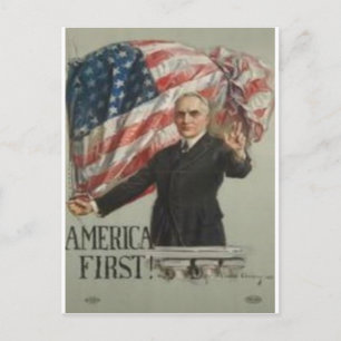 Cartão Postal Campanha Presidencial de 1920