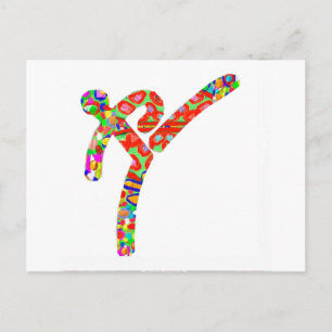 Cartão Postal Campeonato do Esporte TAEKWONDO