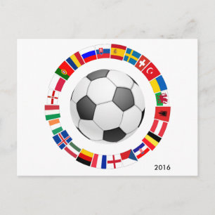 Cartão Postal Campeonato Europeu de Futebol de 2016