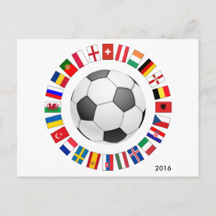Cartão Postal Campeonato Europeu de Futebol de 2016