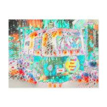 Camper Retro Hippie Groove E Vibe Pop Art