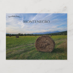 Cartão Postal Campestre em Podgorica Montenegro