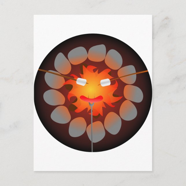 Cartão Postal Camping (Frente)