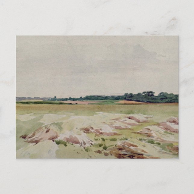 Cartão Postal Campo de batalha de Agincourt, 25 de outubro de 14 (Frente)