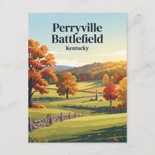 Cartão Postal Campo de Batalha de Perryville Kentucky