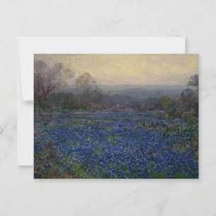 Cartão Postal Campo de Bluebonnets, 1918