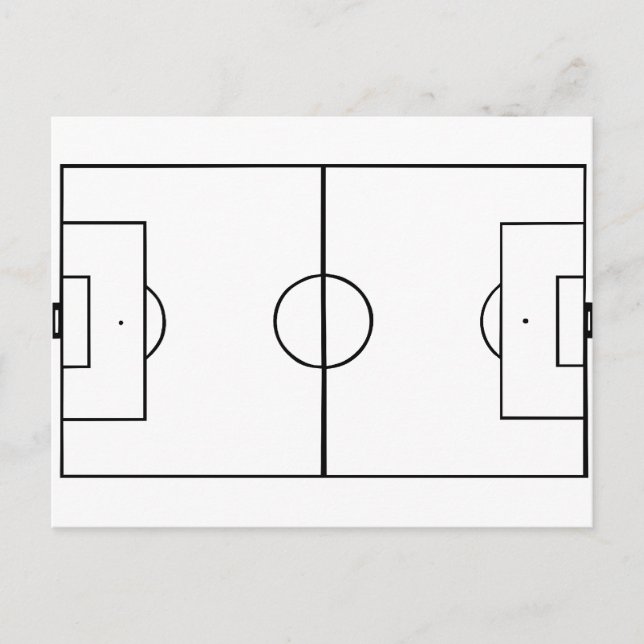 Cartão Postal Campo de futebol (Frente)