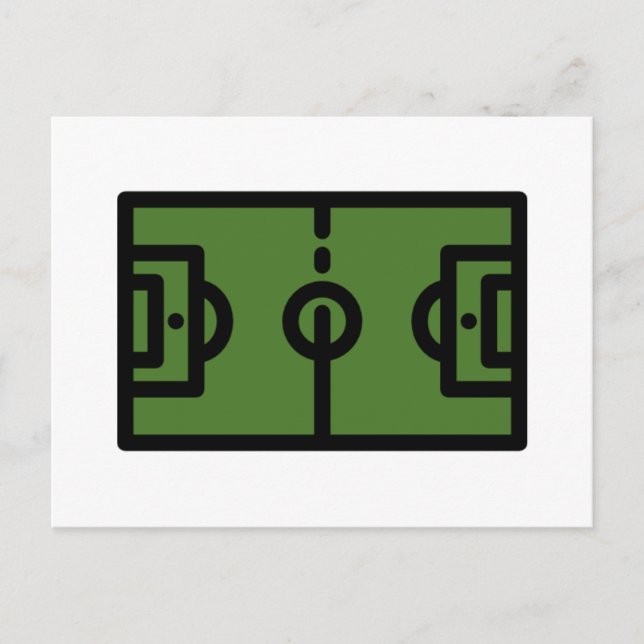Cartão Postal campo de futebol (Frente)