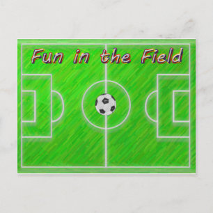 Cartão Postal Campo de futebol