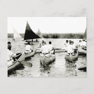 Cartão Postal Campo de Verão de Jovens Mens, 1925