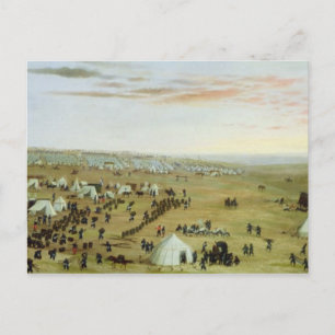 Cartão Postal Campo do Uruguai, Rio Grande, Brasil, 1865 (petról